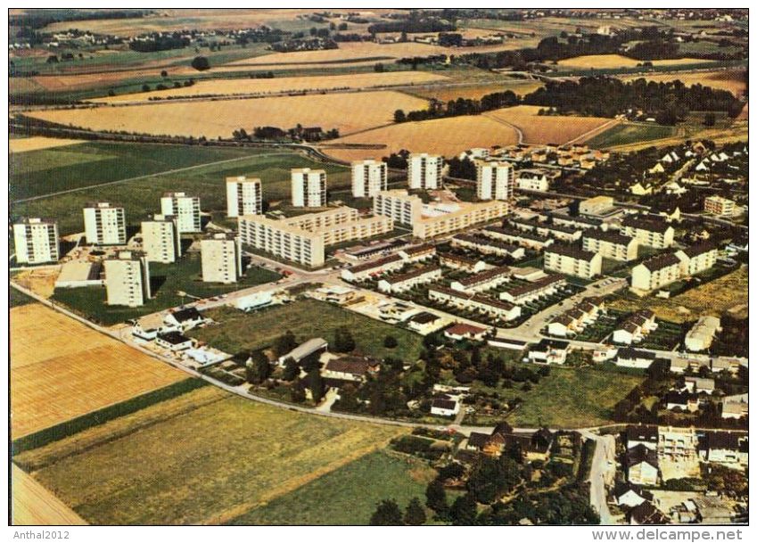 Flugzeugaufnahme Hilden Mit Wohngebiet Nordstadt Hochhäuser 8.11.1975 - Hilden