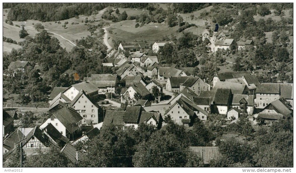 Rar Gesamtansicht Weizen In Baden Bonndorf Stühlingen Wohnhäuser Kleinformat Sw 21.4.1956 - Bonndorf