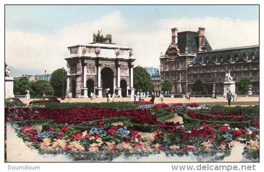 CPSM PARIS - PLACE ET ARC DE TRIOMPHE DU CARROUSEL - Arc De Triomphe