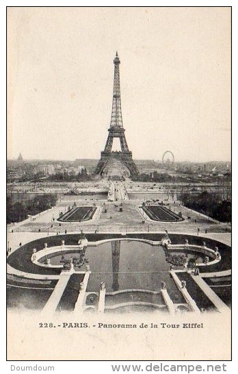 CPA PARIS - PANORAMA DE LA TOUR EIFFEL - Tour Eiffel