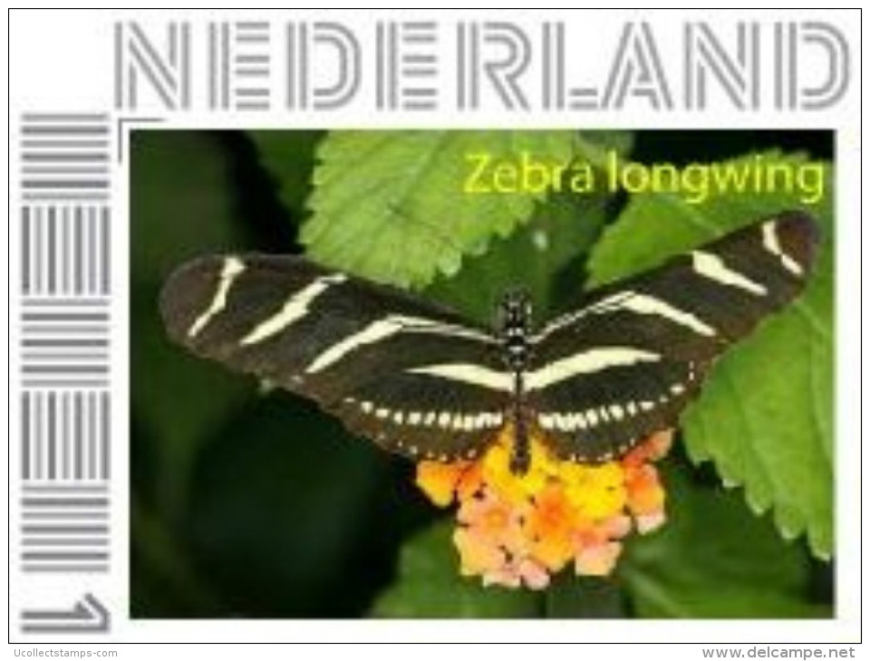 Nederland  2014-2   Butterfly Zebra Longwing Vlinder      Postfris/mnh/neuf - Neufs