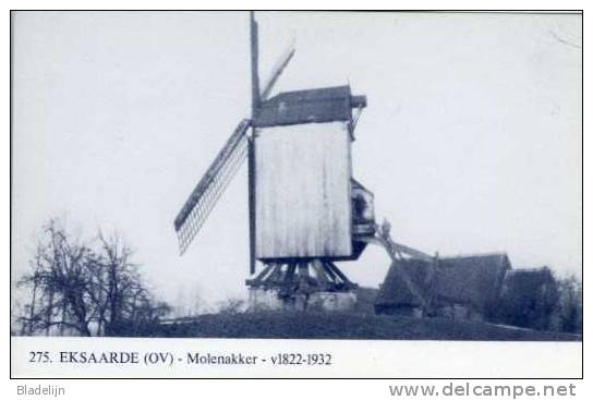 EKSAARDE Bij Lokeren (O.Vl.) - Molen/moulin - Blauwe Prentkaart Ons Molenheem Van De Verdwenen Van Den Hendemolen - Lokeren