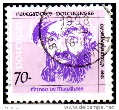 PORTUGAL 1990 Portuguese Navigators - 70eTristao Vaz Texeira FU - Used Stamps