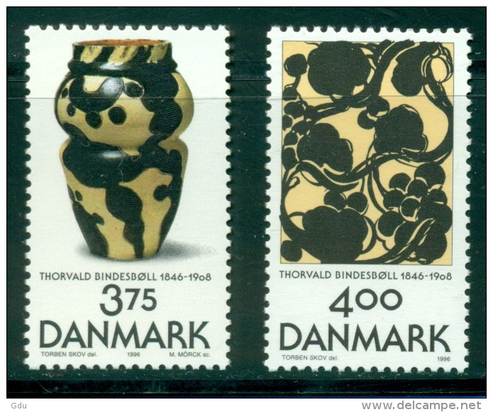 Danemark / Danmark / Denmark  1996.- Art Thorval Yt. 1139/40    Mnh*** - Neufs