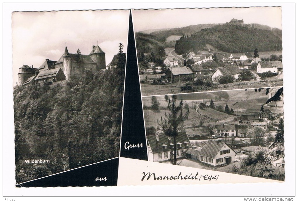 D5131   MANSCHEID :  Gruss Aus ( Multiview) - Euskirchen