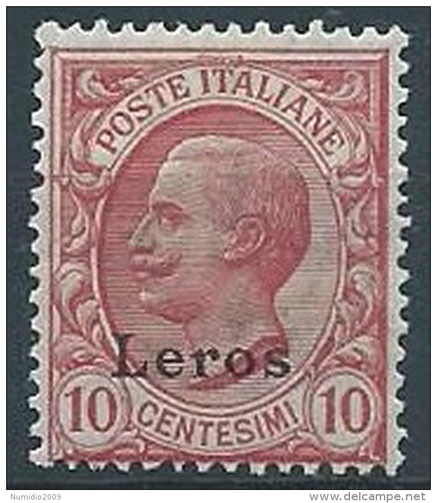 1912 EGEO LERO EFFIGIE 10 CENT MNH ** - W084-3 - Egée (Lero)
