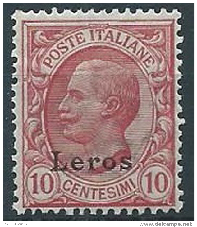 1912 EGEO LERO EFFIGIE 10 CENT MNH ** - W084-4 - Egée (Lero)