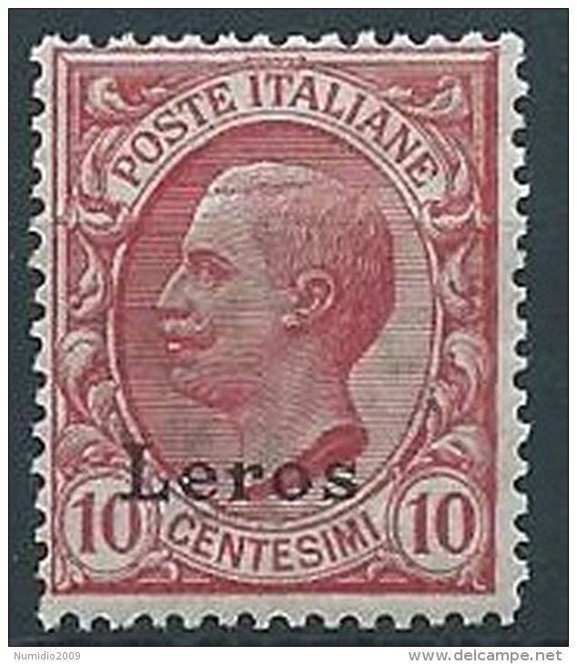 1912 EGEO LERO EFFIGIE 10 CENT MNH ** - W084-6 - Egée (Lero)