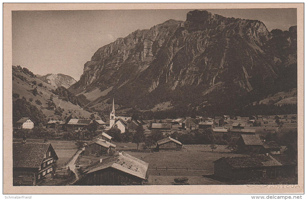 AK Mellau Mit Kanisfluh Bei Reuthe Schnepfau Bregenz Au Damüls Bezau Bizau Bregenzer Wald Vorarlberg Österreich Austria - Bregenzerwaldorte