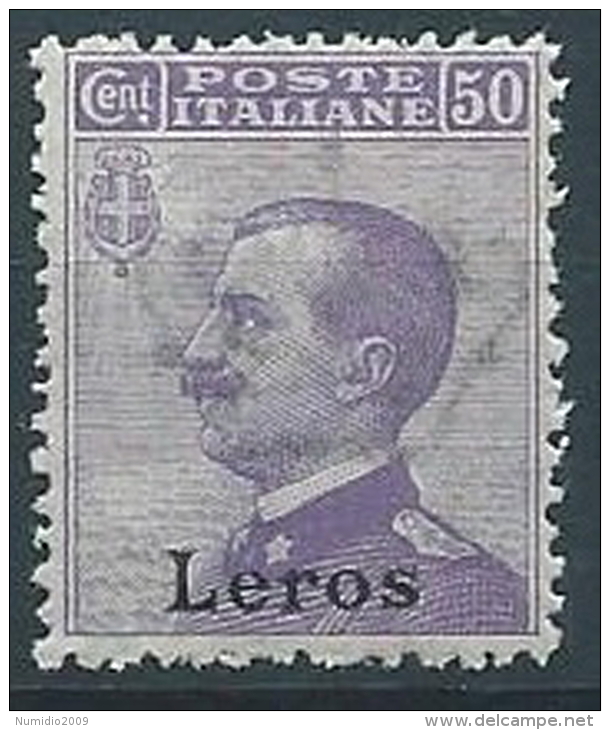 1912 EGEO LERO EFFIGIE 50 CENT MNH ** - W086-5 - Ägäis (Lero)