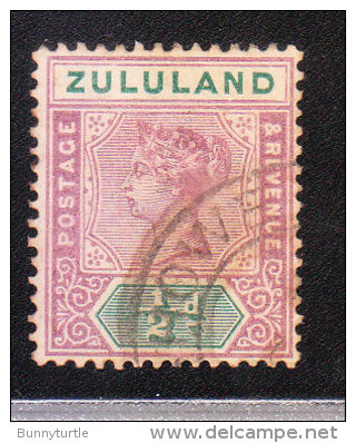 Zululand 1894-96 Queen Victoria 1/2p Used - Zululand (1888-1902)