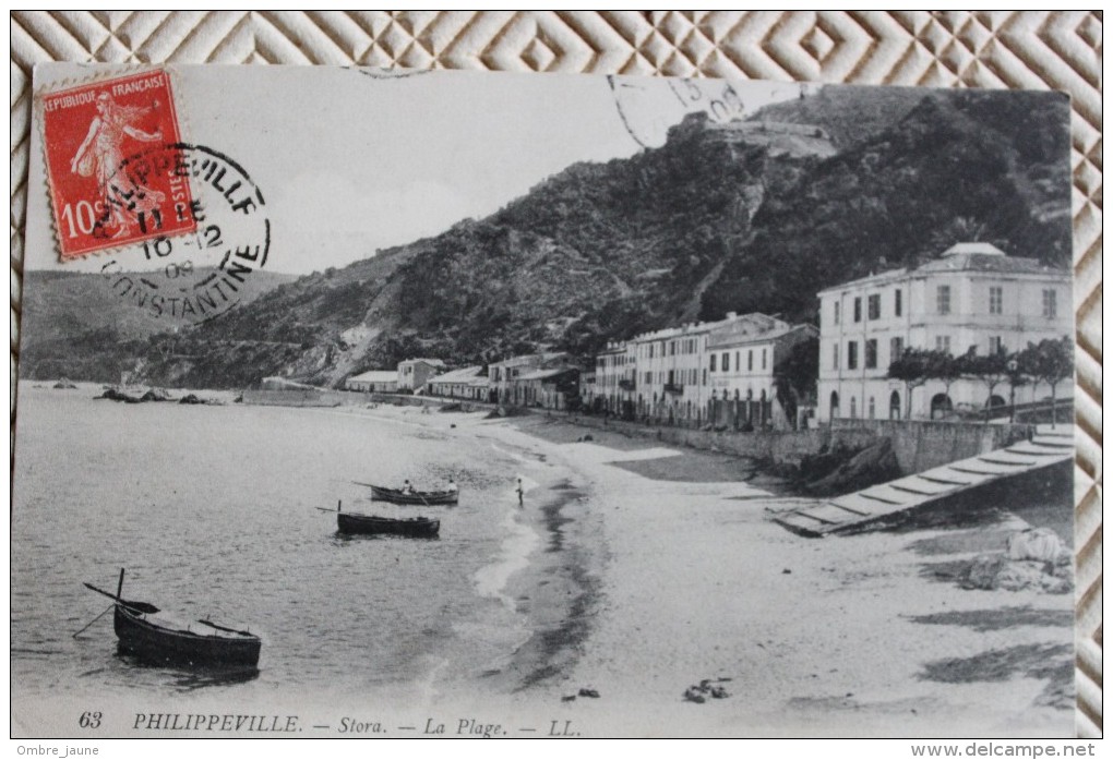 A1 - ALGERIE - PHILIPPEVILLE - STORA - La Plage - Skikda (Philippeville)