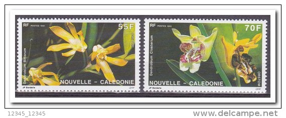 New Caledonie 1991, Postfris MNH,  Flowers, Orchids - Nuevos