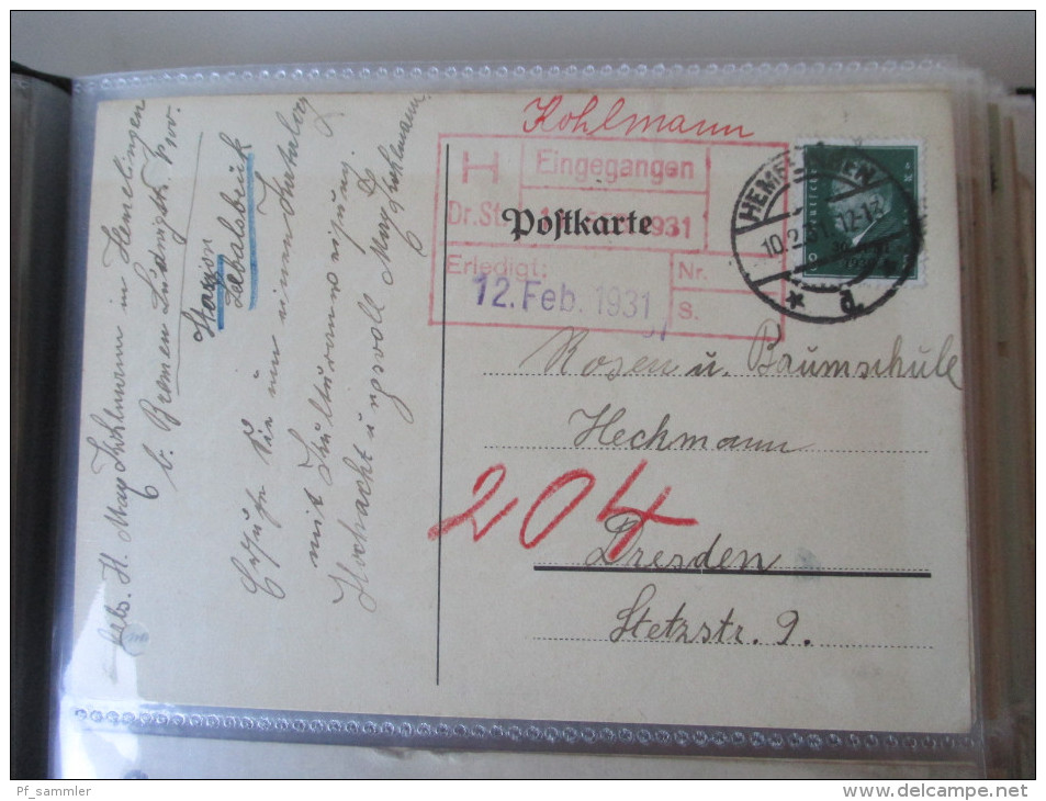 DR 1900 - 40er Jahre. PK / AK / GA / Belege. 135 Stück!! Mit P 284 (Danzig Überduck) mit Danzig Stp. Int. Stempel  / Stk