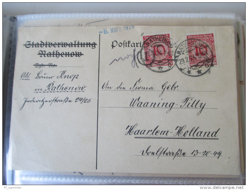 DR 1900 - 40er Jahre. PK / AK / GA / Belege. 135 Stück!! Mit P 284 (Danzig Überduck) mit Danzig Stp. Int. Stempel  / Stk