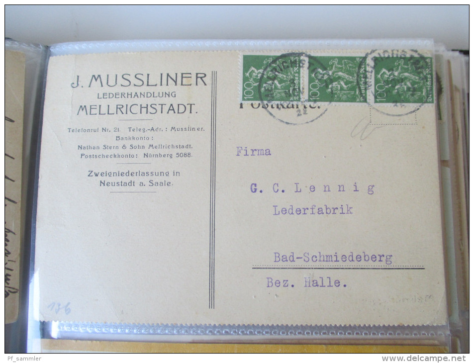 DR 1900 - 40er Jahre. PK / AK / GA / Belege. 135 Stück!! Mit P 284 (Danzig Überduck) mit Danzig Stp. Int. Stempel  / Stk