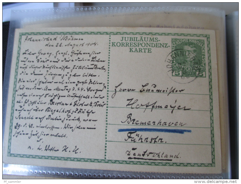 DR 1900 - 40er Jahre. PK / AK / GA / Belege. 135 Stück!! Mit P 284 (Danzig Überduck) mit Danzig Stp. Int. Stempel  / Stk