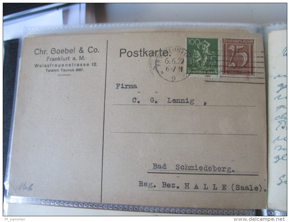 DR 1900 - 40er Jahre. PK / AK / GA / Belege. 135 Stück!! Mit P 284 (Danzig Überduck) mit Danzig Stp. Int. Stempel  / Stk