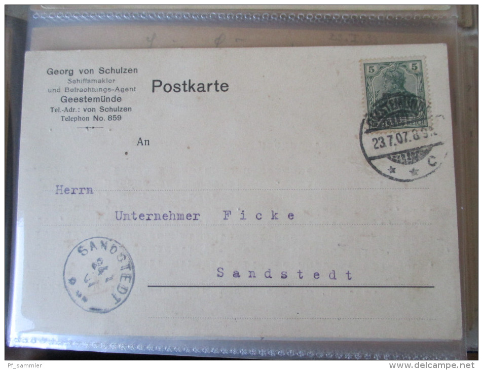 DR 1900 - 40er Jahre. PK / AK / GA / Belege. 135 Stück!! Mit P 284 (Danzig Überduck) mit Danzig Stp. Int. Stempel  / Stk