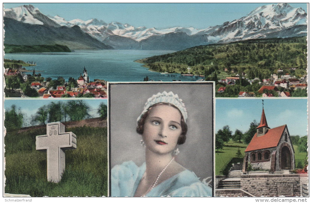 AK Küssnacht Am Rigi Gedächtniskapelle Königin Astrid Belgien 1935 Vierwaldstättersee Bei Luzern Cham Zug Weggis Schwyz - Küssnacht