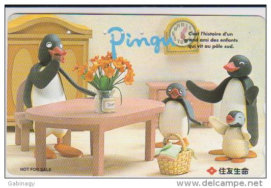 BIRDS - JAPAN - H1720 - PENGUIN - PINGUIN - CARTOON - 110-016 - Pingouins & Manchots