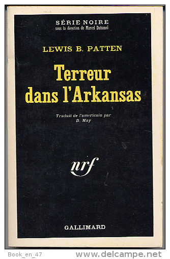 {02998} Lewis B. Patten " Terreur Dans L´arkansas "; Série Noire N°1354; EO (Fr) 1970. TBE/BE - Série Noire