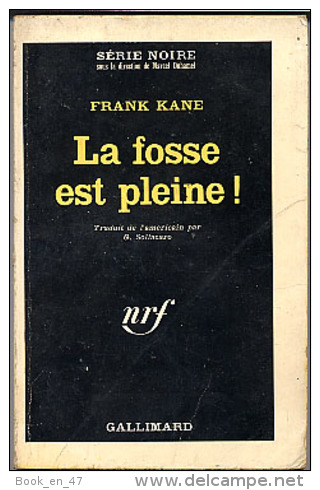 {02976} Frank Kane " La Fosse Est Pleine! ". Série Noire N°1030; EO (Fr) 1966.  BE - Série Noire