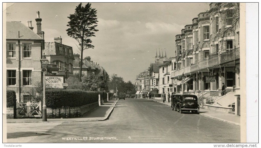 POST CARD ENGLAND DORSEY WESTHULL RD BOURNEMOUTH 1954 - Bournemouth (desde 1972)