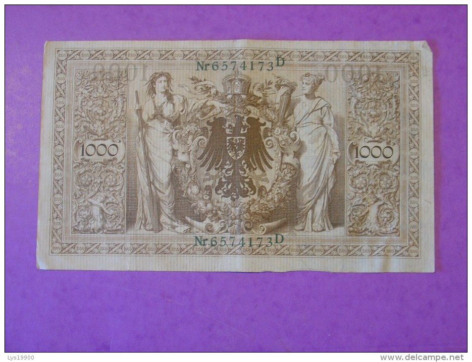 Allemagne 1000 Mark 1910 P45b - 1000 Mark