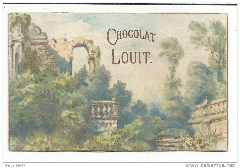 CHROMOS CHOCOLAT LOUIT - JARDIN ANTIQUE. - Louit