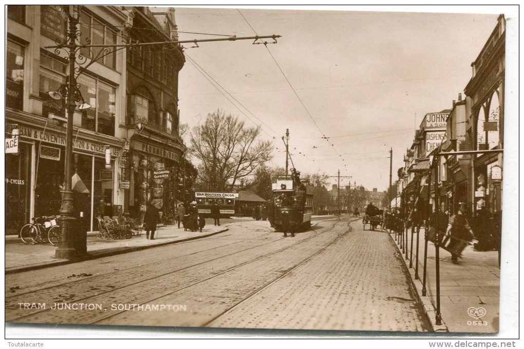 POST CARD ENGLAND HAMPSHIRE TRAM JUNCTION SOUTHAMPTON - Southampton