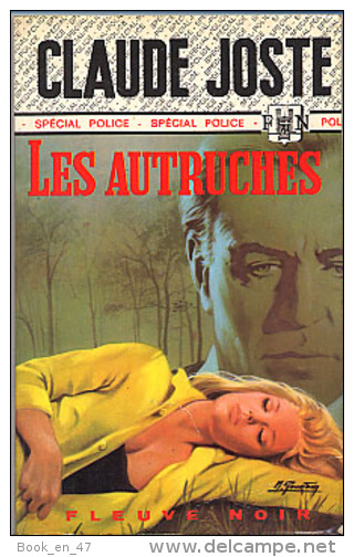 {02318} Claude Joste " Les Autruches " ; Spécial Police N°1145. EO 1974.     " En Baisse " - Fleuve Noir