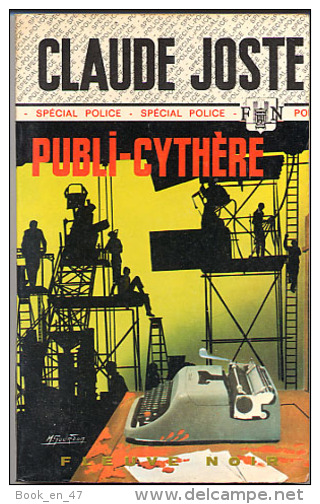 {02314} Claude Joste "publi-cythère "; Spécial Police N°1132. EO 1974.  " En Baisse " - Fleuve Noir