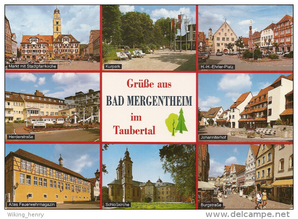 Bad Mergentheim - Mehrbildkarte 12 - Bad Mergentheim