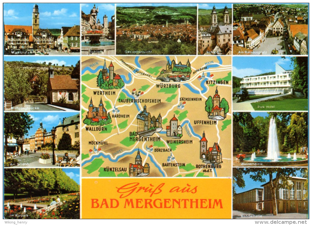 Bad Mergentheim - Mehrbildkarte 21 - Bad Mergentheim