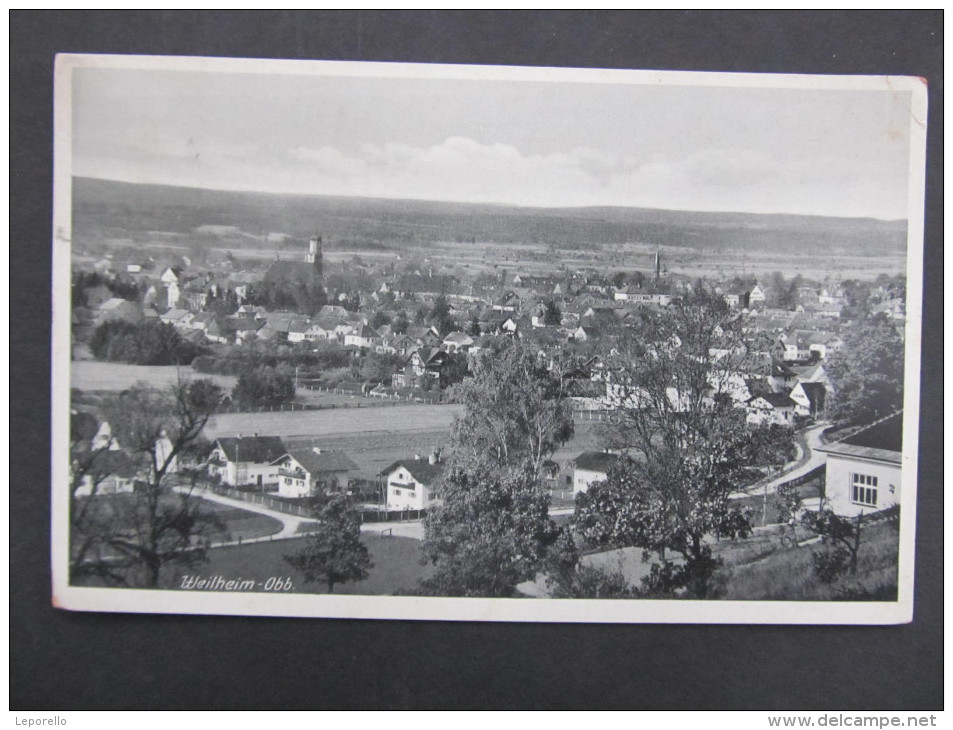 AK WEILHEIM Obb. Ca.1940  ///// D*16217 - Weilheim