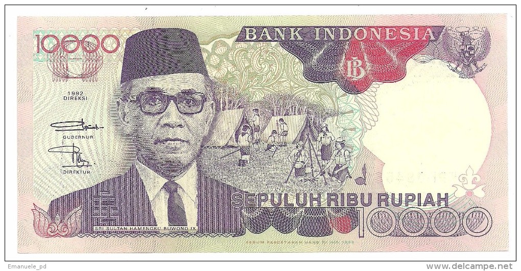 Indonesia 10000 Rupiah 1992/1993 UNC .S - Indonesia