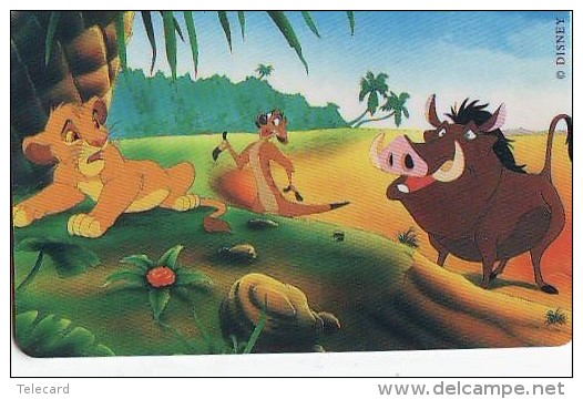 DISNEY  * LION KING * Télécarte  Les États-Unis (19) Phonecard USA  * Telefonkarte * - Disney