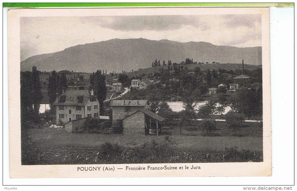 CPA-01-1945-POUGNY-FRONTIERE FRANCO-SUISSE ET LE JURA- - Non Classés