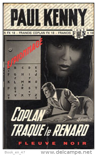 {02686} Paul Kenny "coplan Traque Le Renard"; Espionnage N°889. EO 1971.  " En Baisse " - Paul Kenny