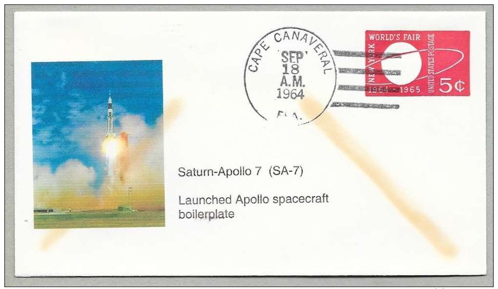 SATURN-APOLLO7 (SA7) - APOLLO SPACECRAFT BOILERPLATE - USA