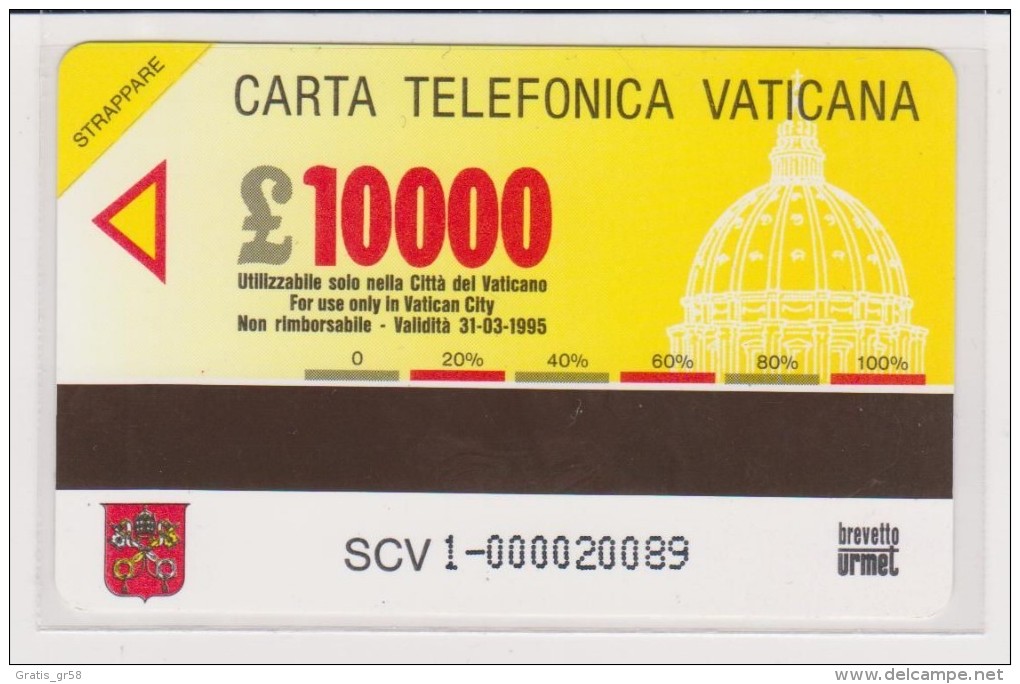 Vatican - Vat 1, Assisi Per La Pace, 10,000 L, 19,600ex, 1/93, Mint - Vatikan