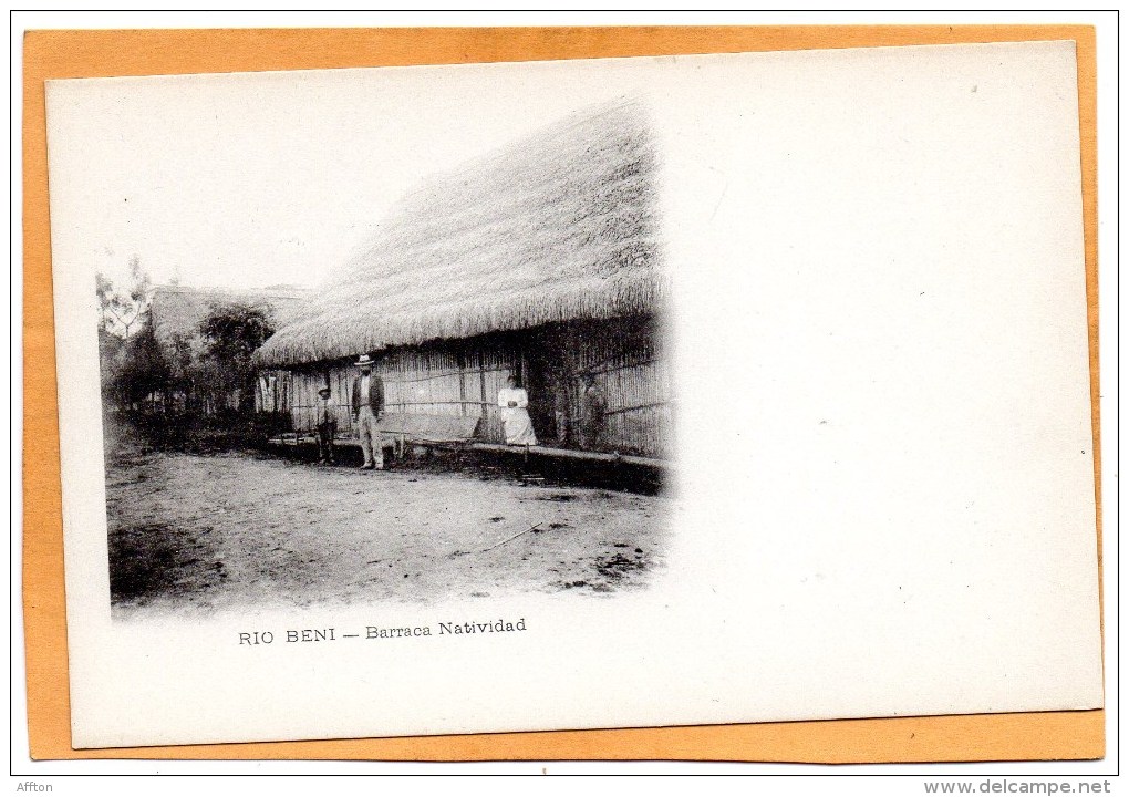 Rio Beni Bolivia 1900 Postcard - Bolivien