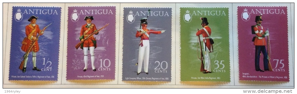 Antigua - MH* 1973 -  SC # 307/311 - Autres & Non Classés