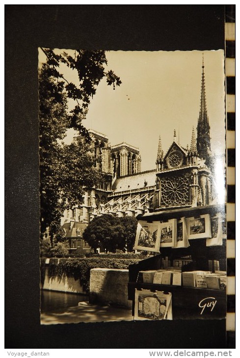 75, PARIS ET SES MERVEILLES, LA CATHEDRALE NOTRE DAME VUE DE LA RIVE GAUCHE DE LA SEINE - Notre Dame De Paris