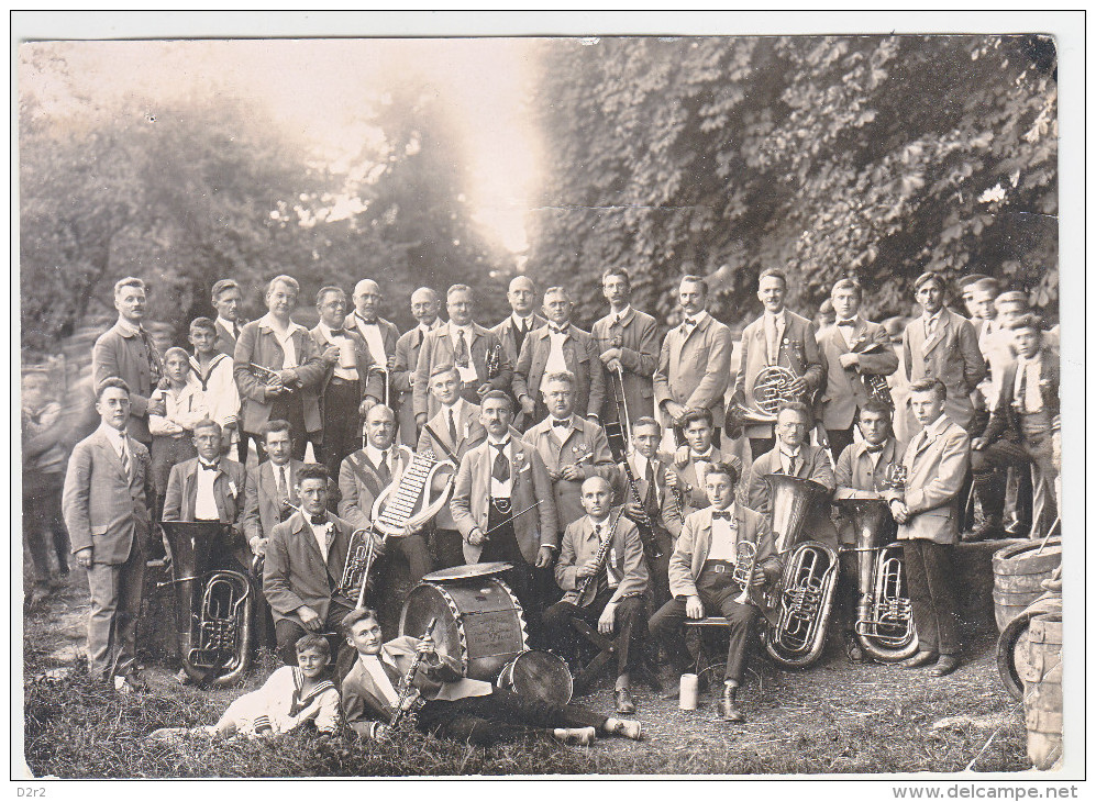 FANFARE DE LUDWIGSBURG - 1924- FORMAT 17X12 CM - Non Classés