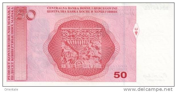 BOSNIA & HERZEGOVINA P.  77b 50 M 2008 UNC - Bosnië En Herzegovina