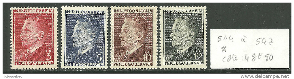 Yougoslavie Neufs Avec Charniére, MINT HINGED, MAY DAY,  MARSHAL TITO 1950 - Nuovi