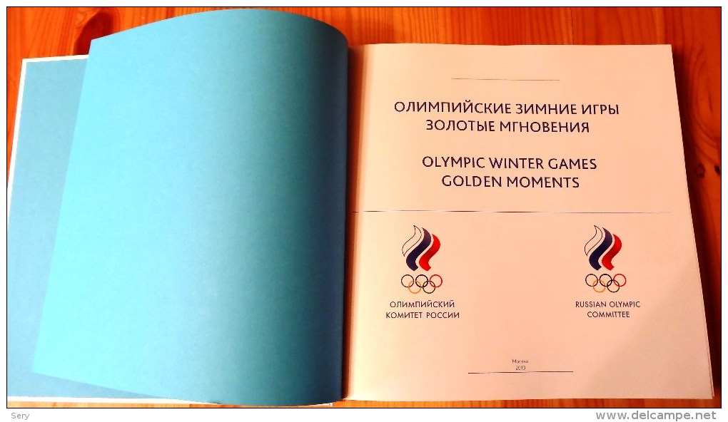 OLYMPIC WINTER GAMES GOLDEN MOMENTS. Russia, 2013. Limited Edition In Russian And English. - 1950-Now