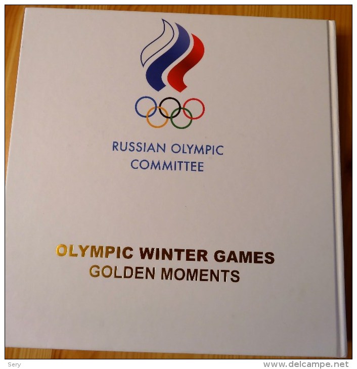 OLYMPIC WINTER GAMES GOLDEN MOMENTS. Russia, 2013. Limited edition in Russian and English.